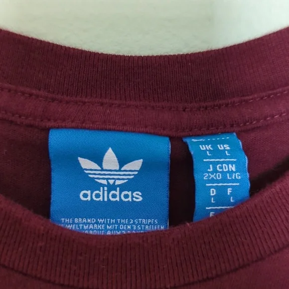 Maroon Adidas t shirt - Picture 2 of 7
